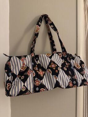 Anthropologie X Vera Bradley Quilted Duffle Bag